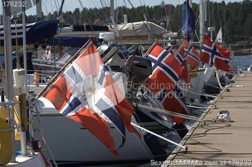 Image of Norwegian flags