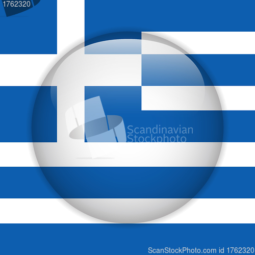 Image of Greece Flag Glossy Button