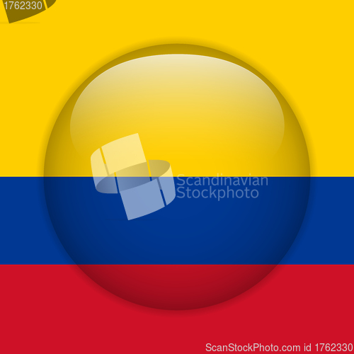 Image of Colombia Flag Glossy Button