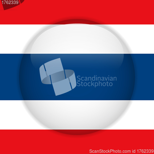Image of Thailand Flag Glossy Button