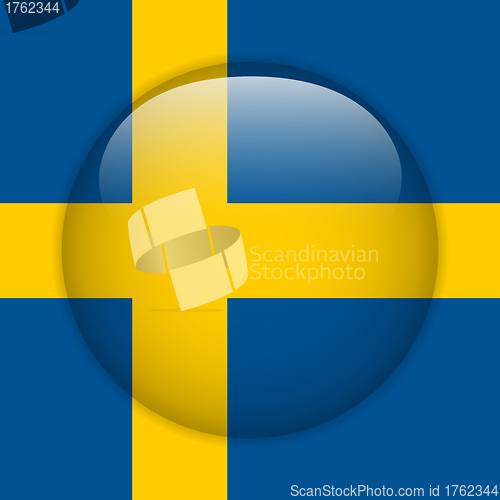 Image of Sweden Flag Glossy Button