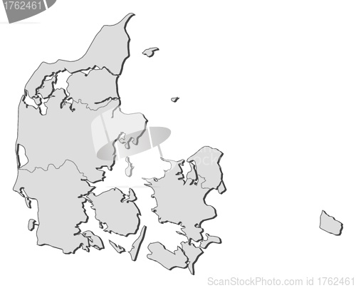 Image of Map of Danmark