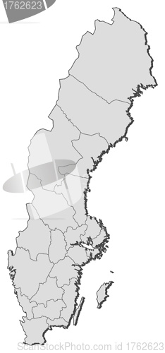 Image of Map of Sweden