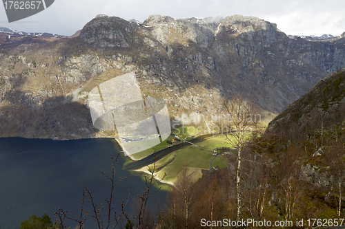 Image of valley in norway in changeful weather