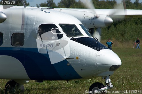 Image of Skydiver's plane