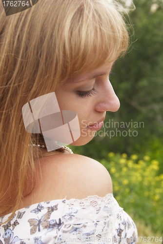 Image of Beautiful blonde girl