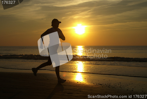 Image of Running woman
