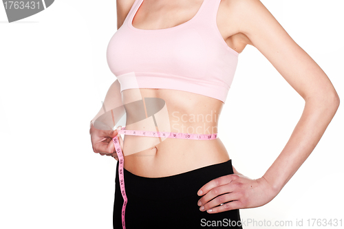 Image of Closeup Waist Measurement
