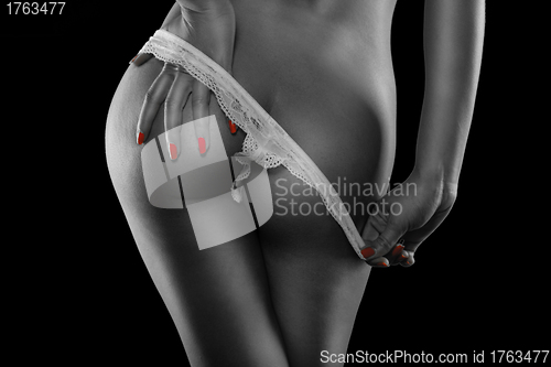 Image of Beautiful buttocks and panties