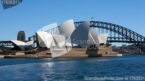 Image of Sydney Australia Opera House and Bridge