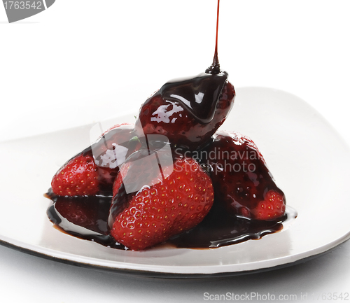 Image of Strawberries in chocolate