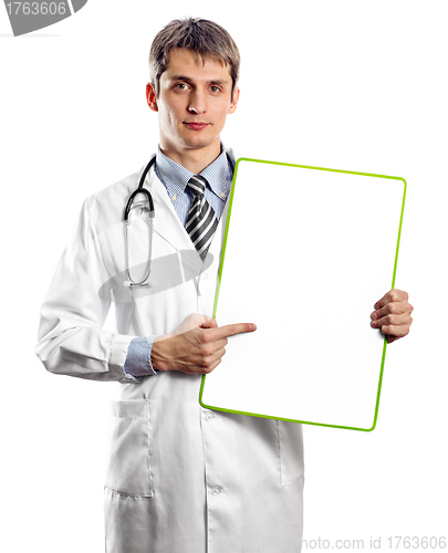 Image of Doctor Man With Write Board