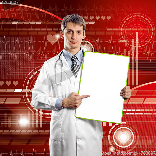 Image of Doctor Man With Write Board