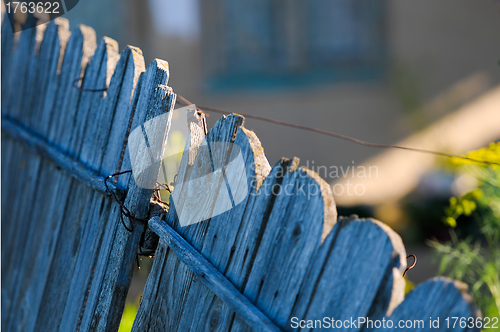 Image of Wood fence