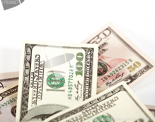 Image of Abstract Dollars Background