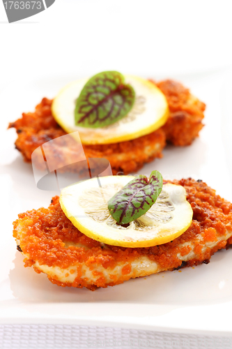 Image of Breaded chicken schnitzel