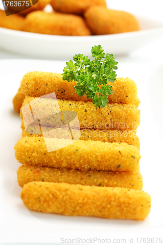 Image of Fried cheese sticks