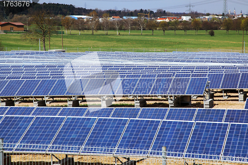 Image of Solar panels for power production