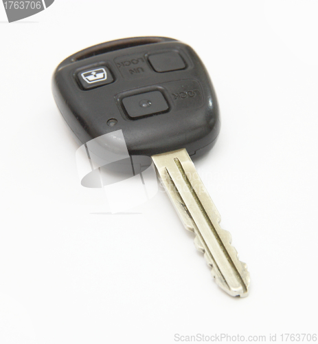 Image of Car key, object isolated on white background .