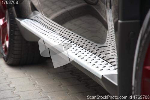 Image of Footboard of the car 