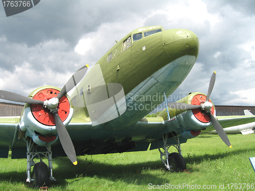 Image of Moscow, Monino, Russia, the plane of war an a parking