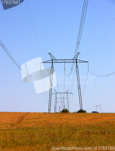 Image of electrical grid near field