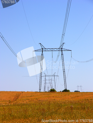 Image of electrical grid near field
