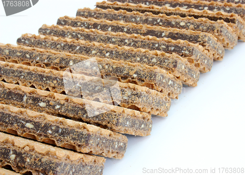 Image of Wafer cookies with chocolate 