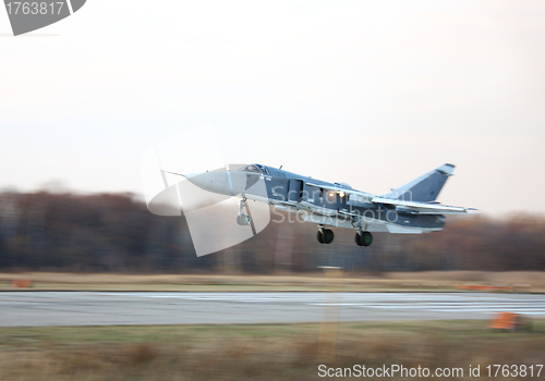 Image of Military jet bomber  