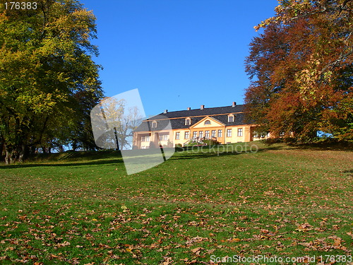 Image of Bogstad manor in Oslo in Norway.