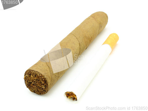 Image of  big Cuban cigar