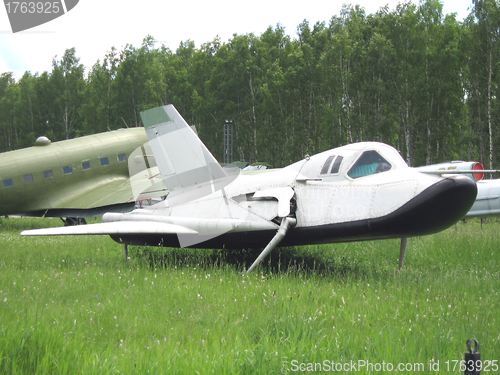 Image of Moscow, Monino, Russia, the plane of war an a parking