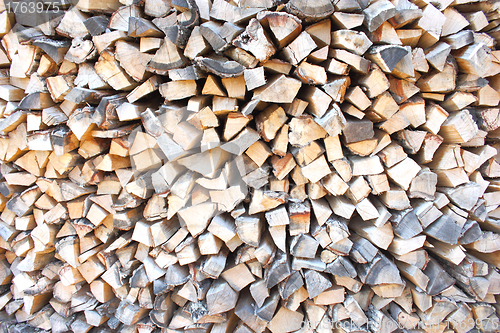 Image of Chipped fire wood