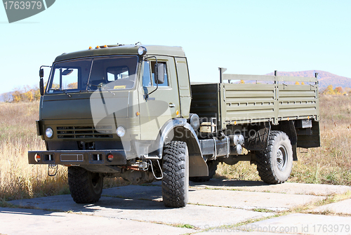 Image of The military lorry 