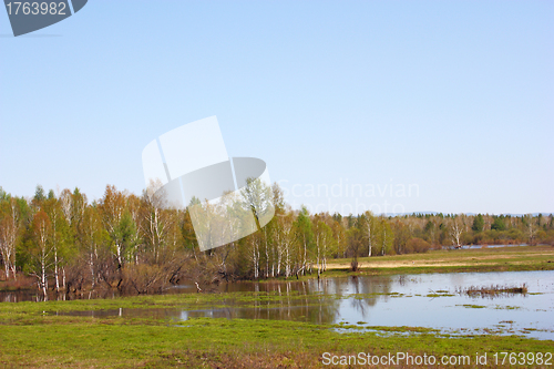 Image of beautiful green mountain landscape