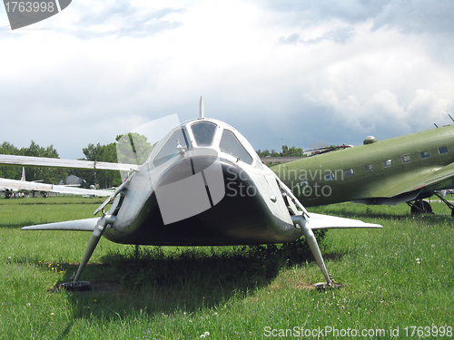 Image of Moscow, Monino, Russia, the plane of war an a parking