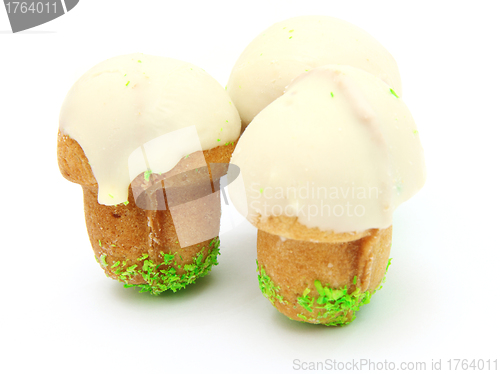 Image of Shortbread mushroom-shaped with condensed milk