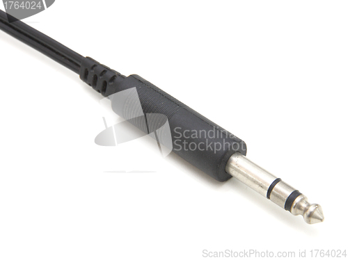 Image of Audio cable isolated on white