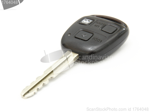 Image of Car key, object isolated on white background .