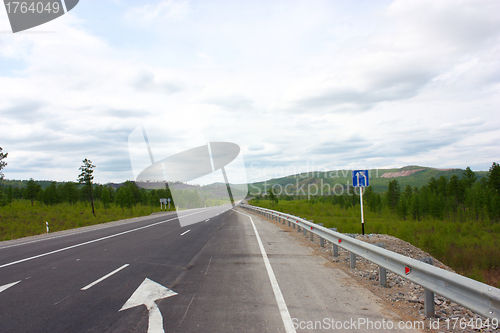 Image of beautiful green mountain landscape