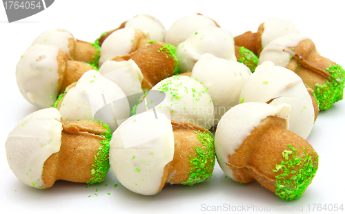 Image of Shortbread mushroom-shaped with condensed milk