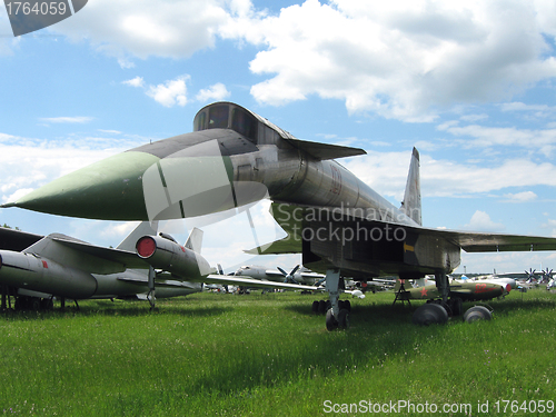 Image of Moscow, Monino, Russia, the plane of war an a parking