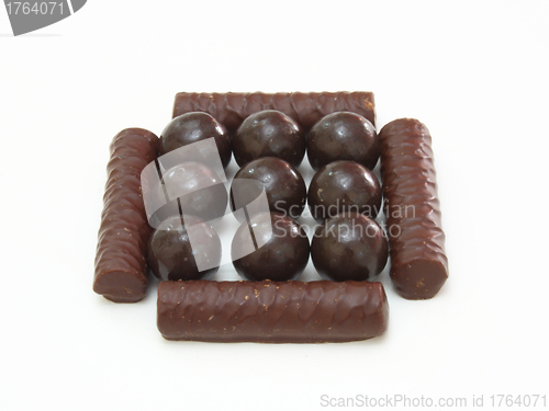 Image of Dark brown Chocolate balls