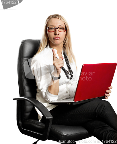 Image of Business Woman In Chair