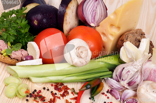 Image of Ingredients of Simple Meals