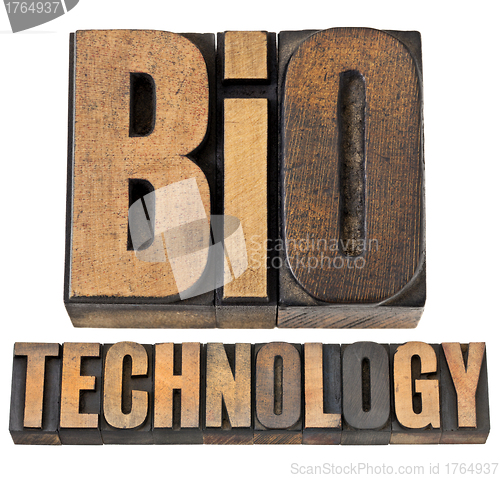 Image of bio technology in wood type