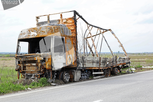 Image of Truck fire
