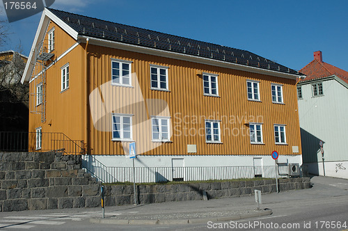 Image of yellow building