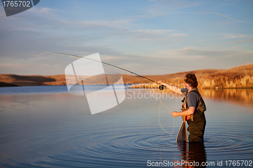 Image of Fly fishing