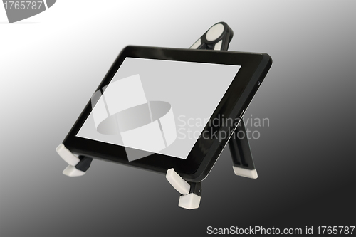 Image of Touchpad or picture viewer on a stand